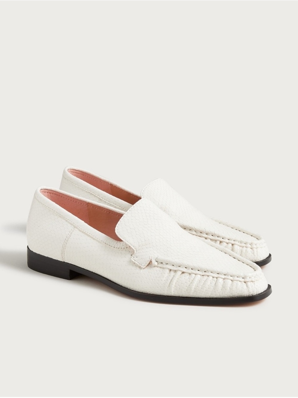 J crew Snake Embossed Classic Loafers Size 8.5